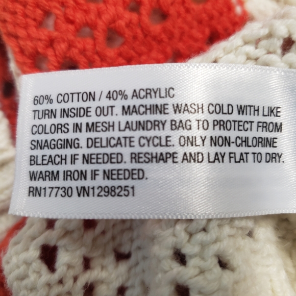 A New Day Womens Half Zip Mock Turtleneck Pullover Sweater Large Striped Preppy - Picture 11 of 12